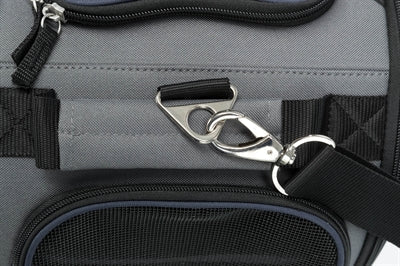 Trixie Dog Bag Flugzeugtasche Flügel Grau / Blau 46X28X23 CM