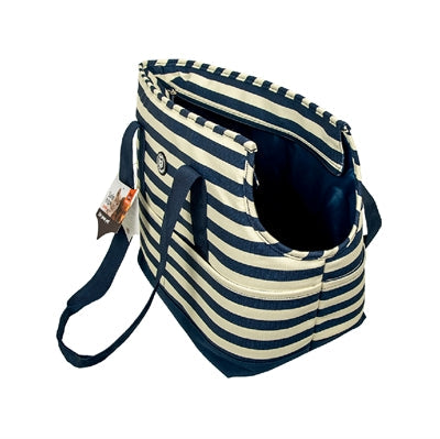 Fofos Hund Tasche Gestreift Schwarz & Weiss 54X20X30 CM