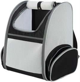 Trixie Dog Rucksack Chloe Hellgrau/Schwarz 39X27X43 CM