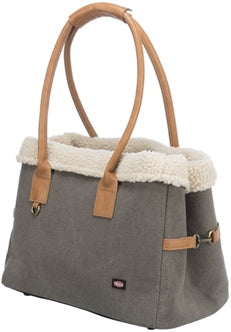 Trixie Dog Bag "RACHEL" in grau/hellbraun 25 x 40 x 30 cm