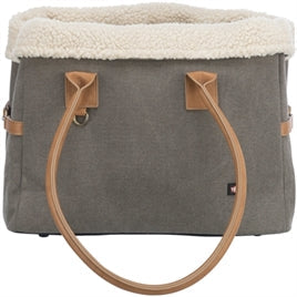 Trixie Dog Bag "RACHEL" in grau/hellbraun 25 x 40 x 30 cm