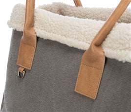 Trixie Dog Bag "RACHEL" in grau/hellbraun 25 x 40 x 30 cm